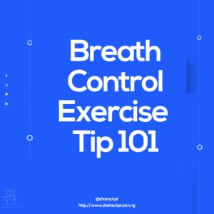 Breath control exercise